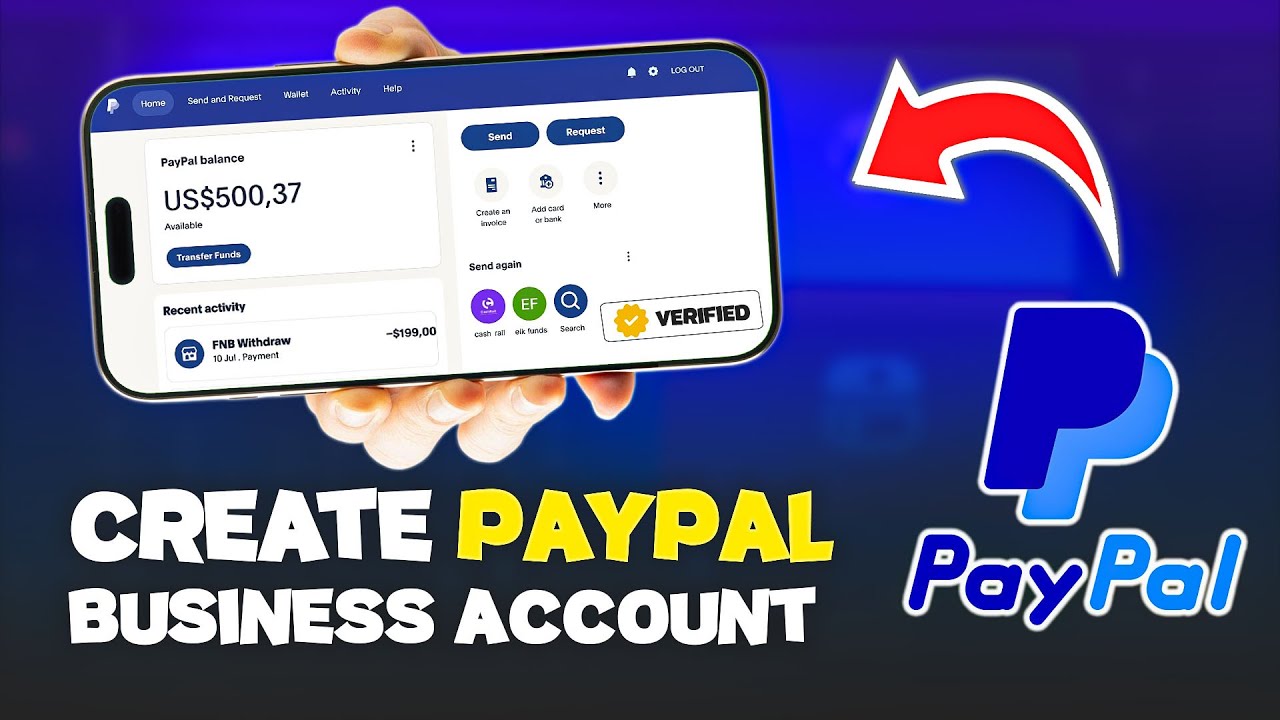 How to Create PayPal Account?  💹| (PayPal Business Account)