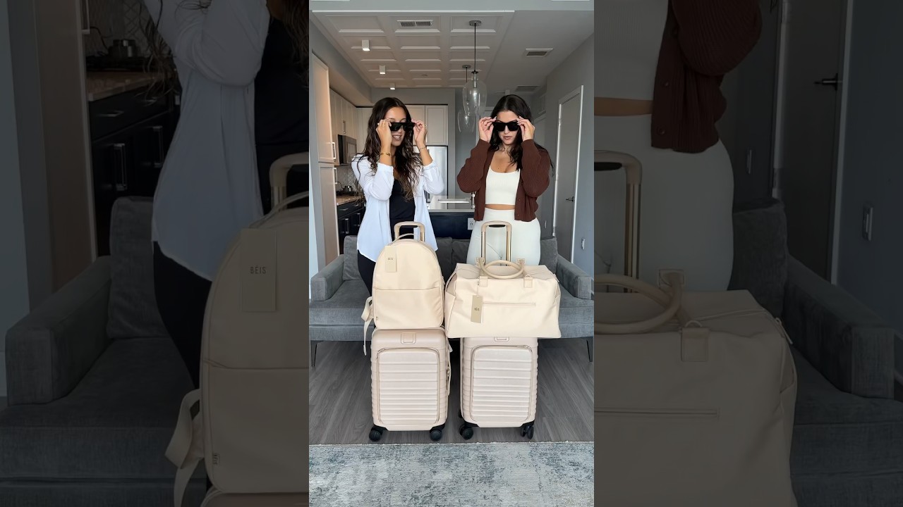 Unboxing ASMR - B&Egrave;IS Commuter Collection #asmr #unboxing #beis #luggage