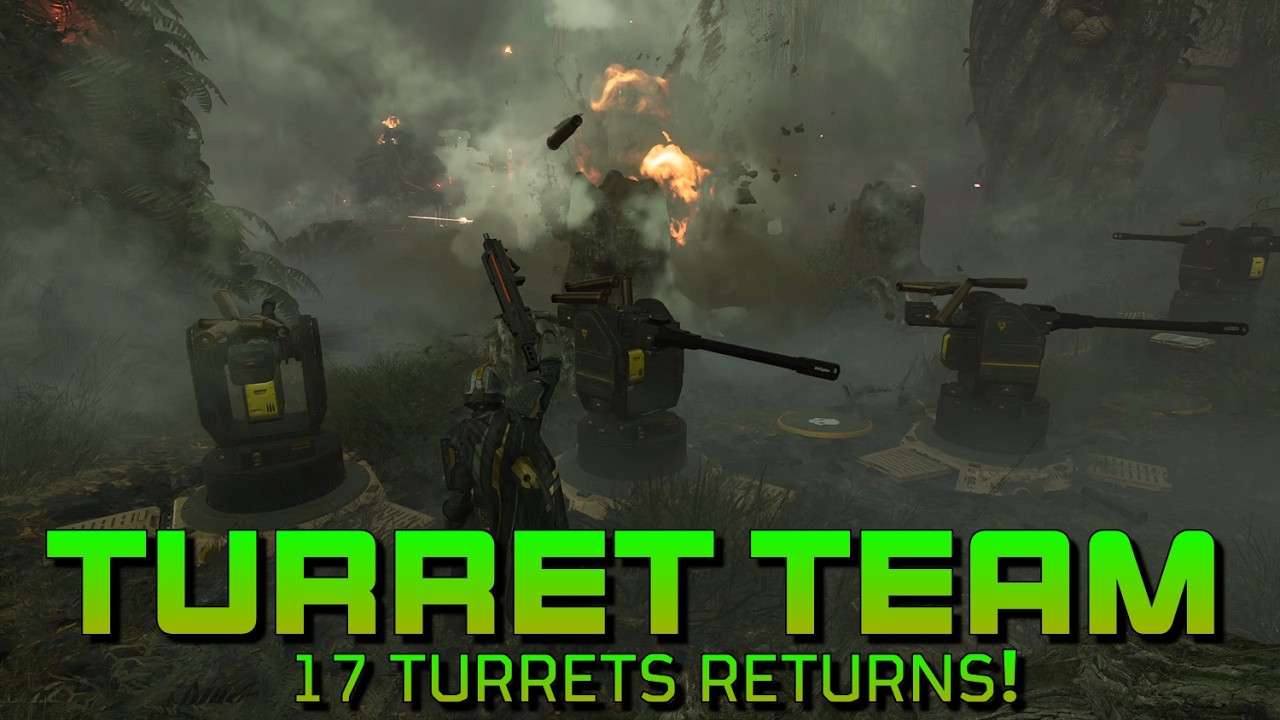 17 TURRET TEAM LOADOUT RETURNS! | Helldivers 2