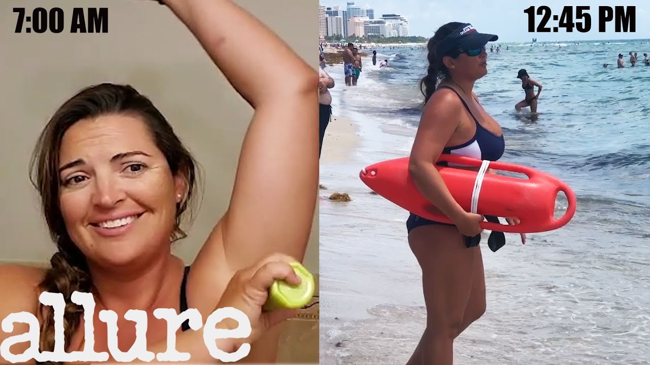 A Lifeguard's Entire Routine, from Waking Up to the Beach | Allure