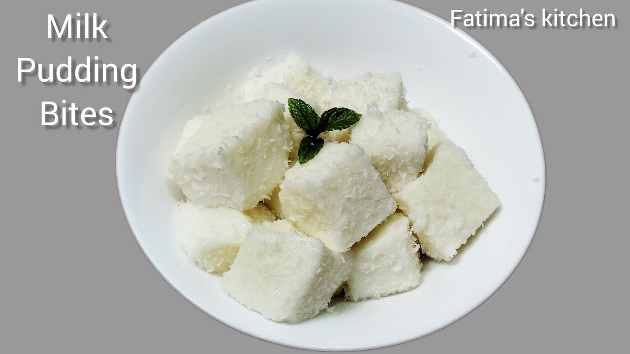 milk pudding bites recipe at home | Easy and quick recipe | only 4 ingredents