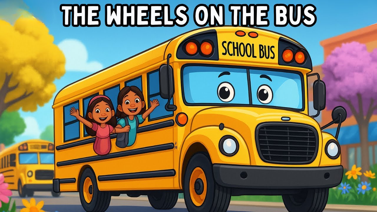 Wheels on the Bus 🚍| Fun Kids Version | Nursery Rhyme