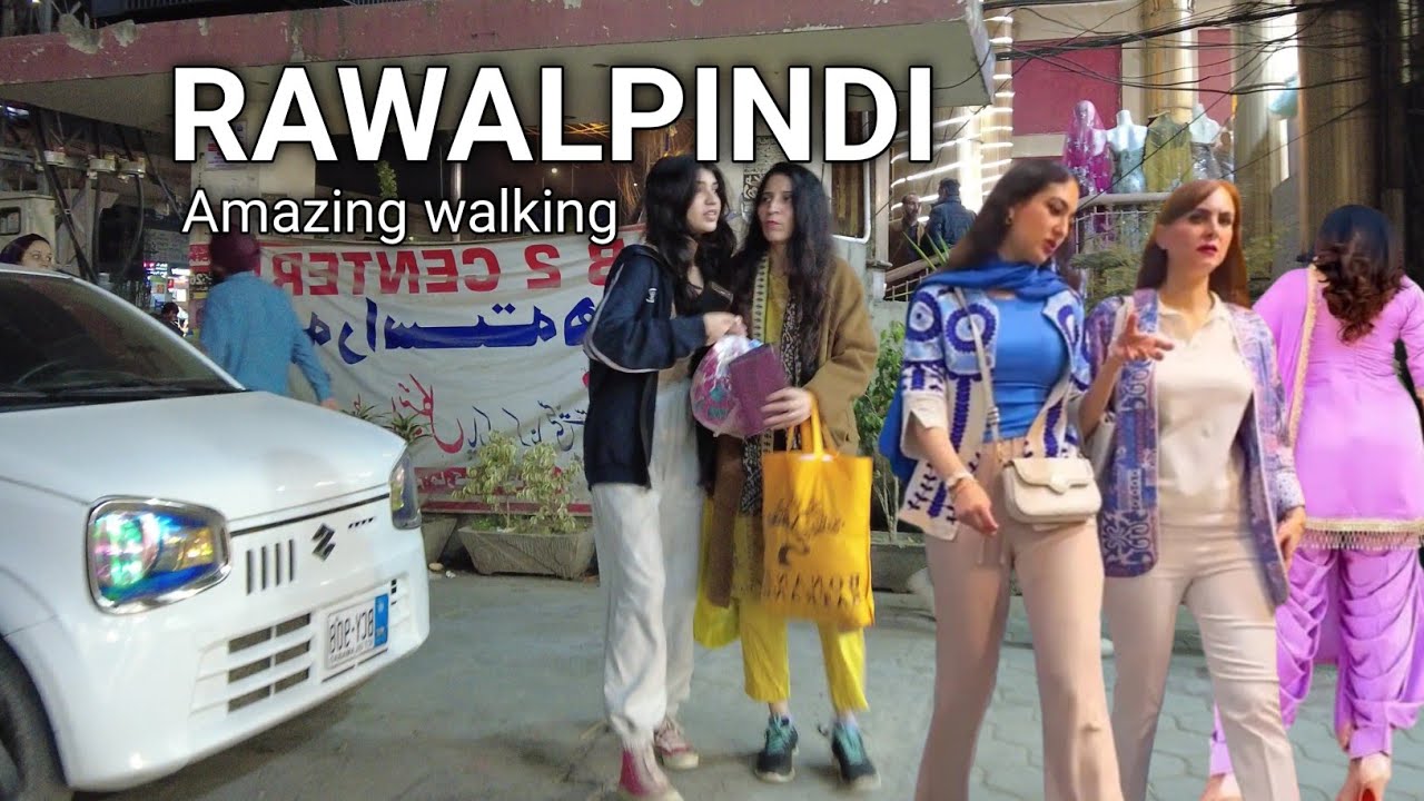 Exploring Commercial Market Rawalpindi 🇵🇰 | Walking Tour in 4K | Street Food & Shopping Vibes