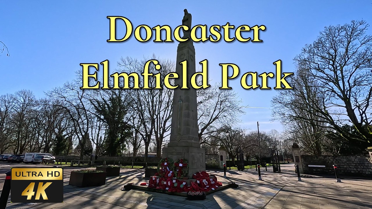 🇬🇧 Elmfield Park, Doncaster - walking tour in 4K 60fps