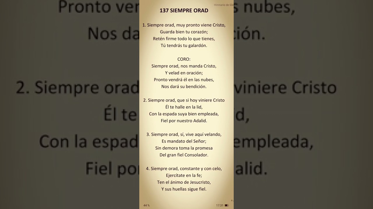 137 SIEMPRE ORAD