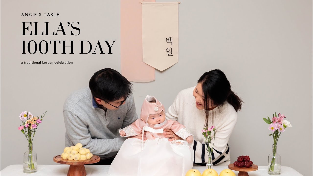 Ella’s 100th day Celebration 백일 (Baek-il) I Korean Tradition