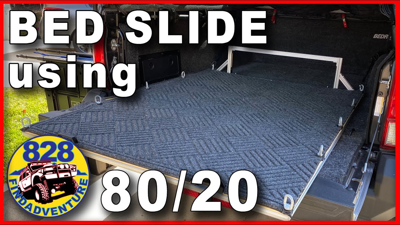 80/20 Truck Bed Slide using 8020 for the first time.