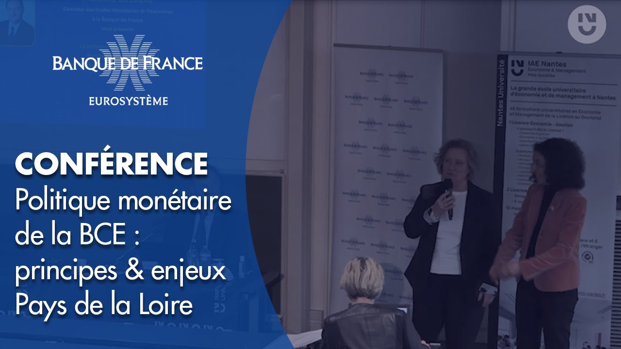 Conf&eacute;rence politique mon&eacute;taire de la BCE : principes & enjeux | Banque de France