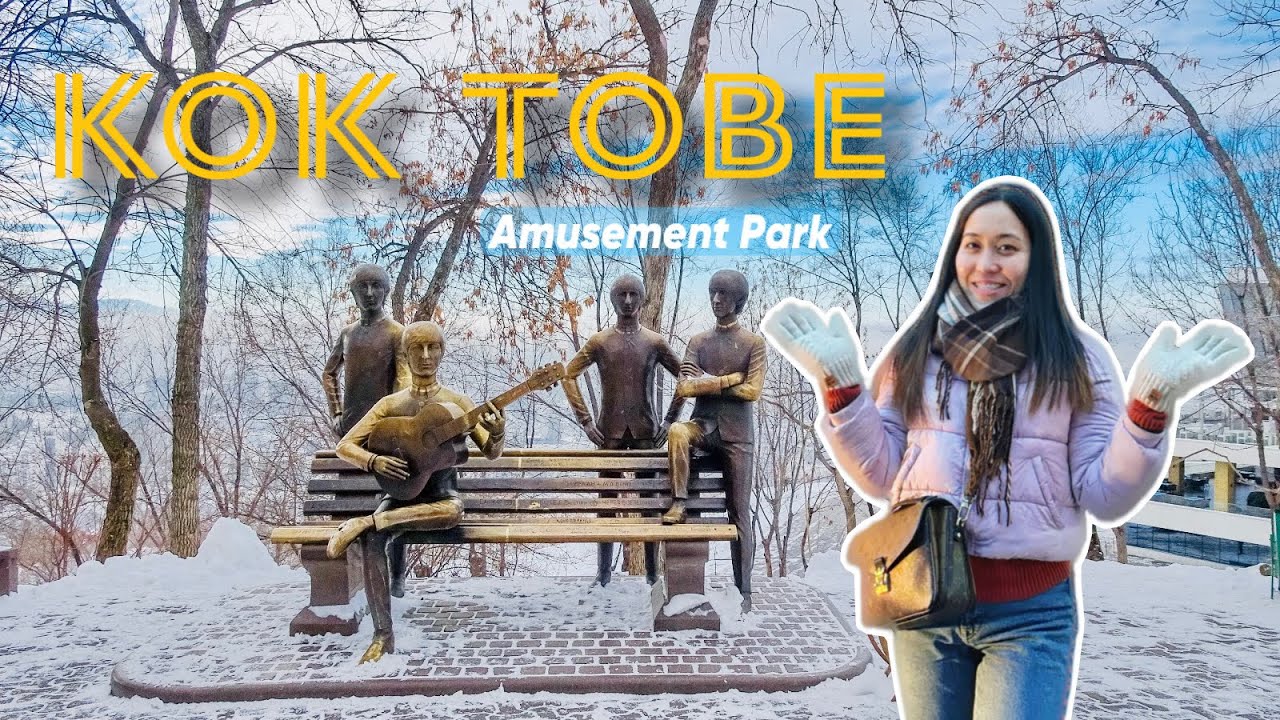 Kazakhstan Travel Vlog: Almaty City’s KOK TOBE Amusement Park on a Mountain Hill | 4K 60fps
