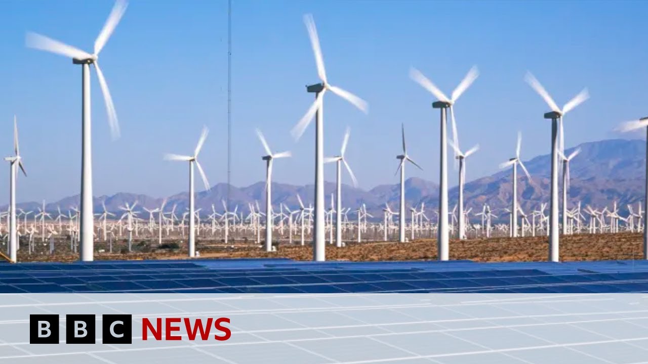 US pours trillions of dollars of public funds into new green industries - BBC News