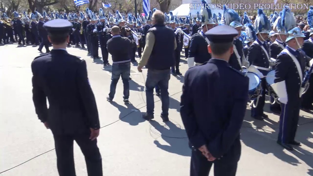 Φιλαρμονική Μάντζαρος "Μακεδονία Ξακουστή" Παρέλαση 25ης Μαρτίου 2019