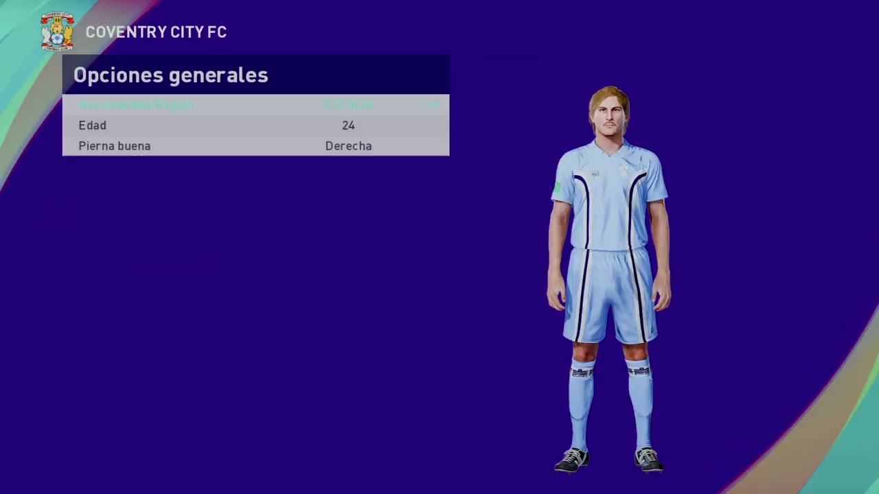 Thomas ``Tommy´´ Hutchison - PES Clasico (Face, Body& Stats)