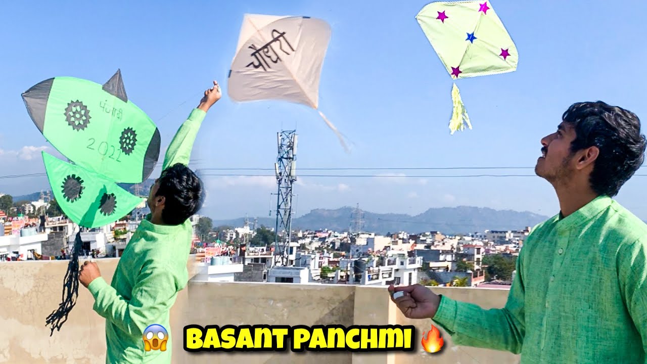 BASANT PANCHAMI ME KAR DIYA DHAMAAL 😱 | FULL PATANGBAAZI DESI BOYS KITE FLYING Shopping | PART 1