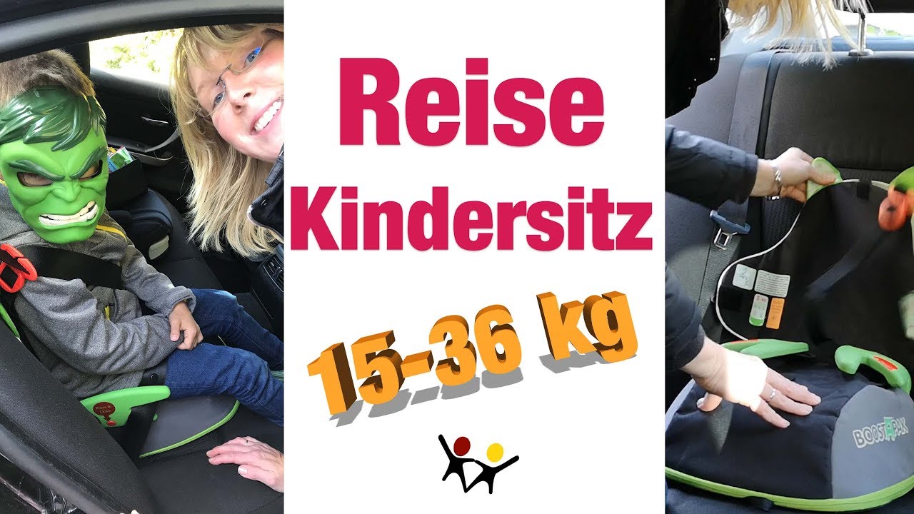 Kindersitze im Urlaub | Reise-Kindersitz BoostAPak | 15-36 kg