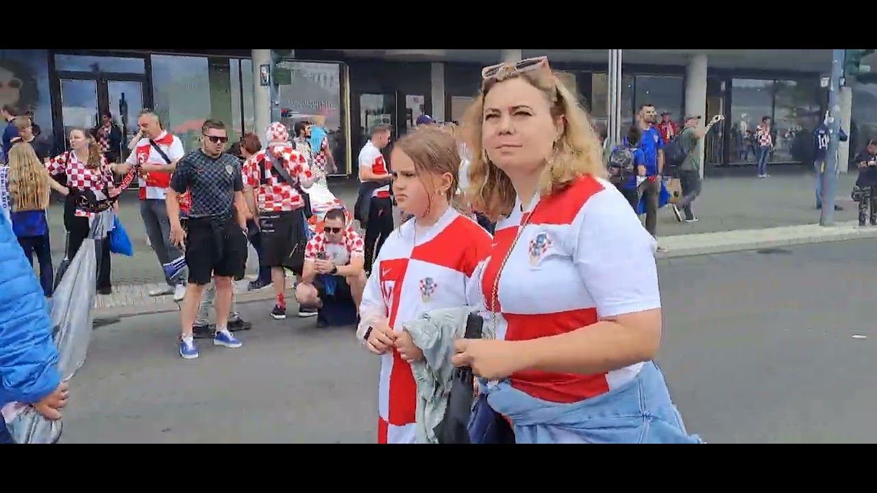 Breitscheid Platz Berlin Euro 2024. Croatia Vs Spain