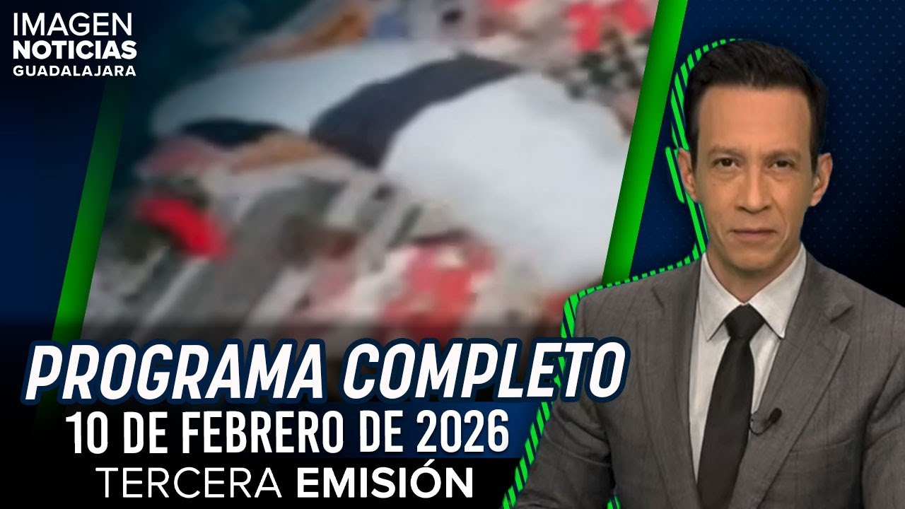 Imagen Noticias GDL con Ricardo Camarena | Programa completo 10 de febrero 2026