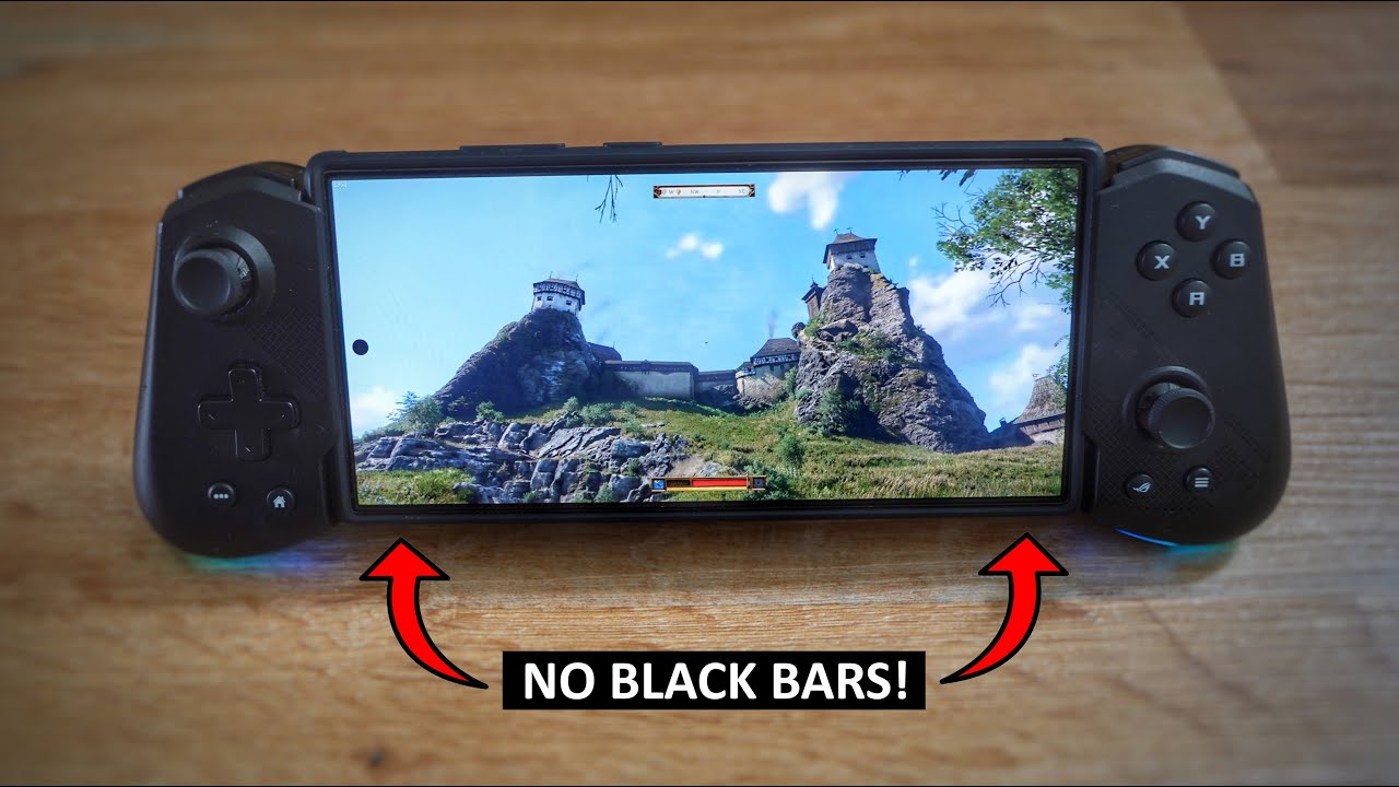 Use your FULL phone screen when streaming games!