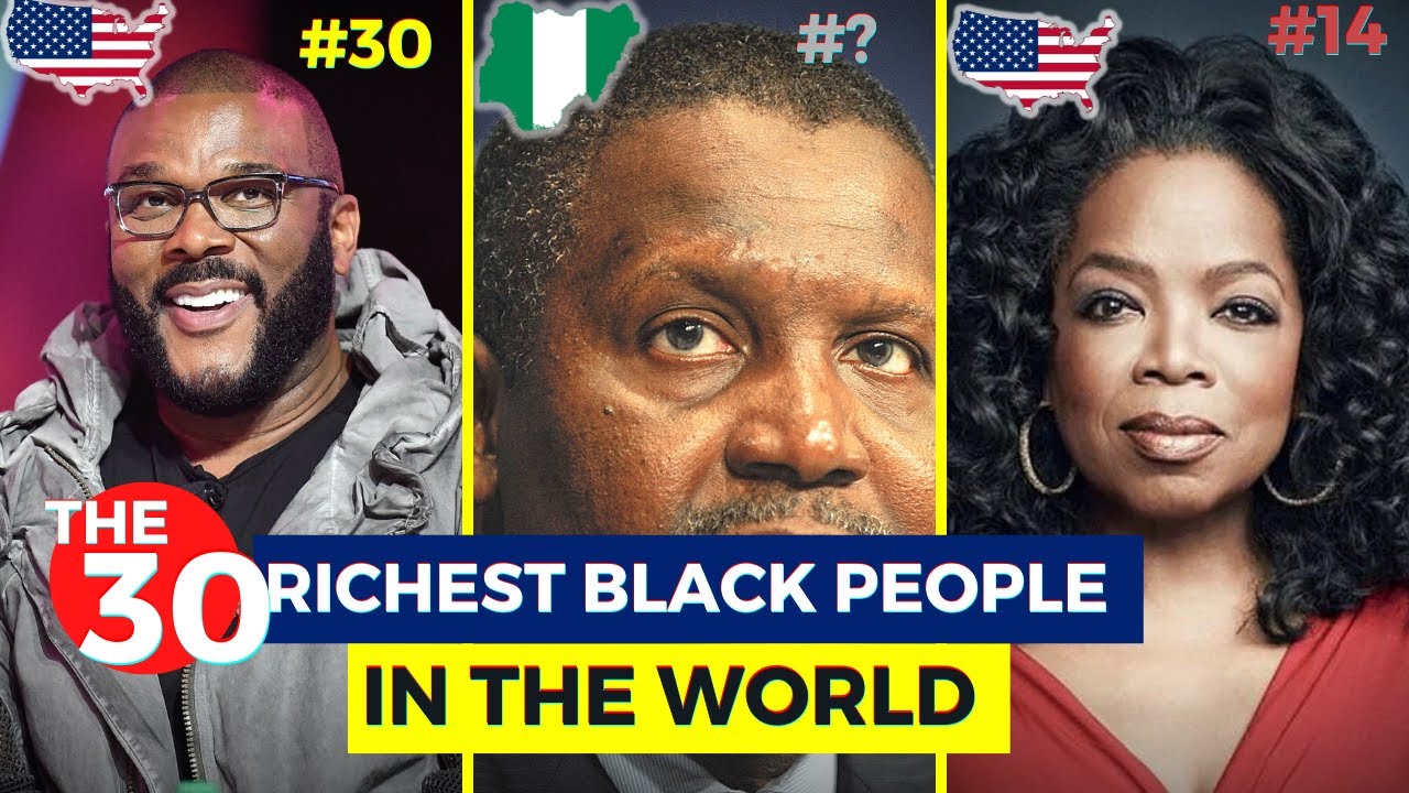 The 30 Richest Black People In The World 2023...