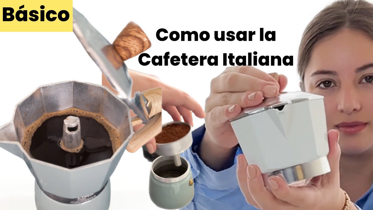 Como usar la Cafetera Italiana o Cafetera Moka - Moka Pot - Básico paso a paso