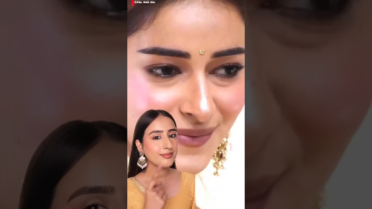 Eyelook Recreation Inspired by Ananya Panday✨ #softglamlook #makeuptutorial #eyemakeup #ananyapandey