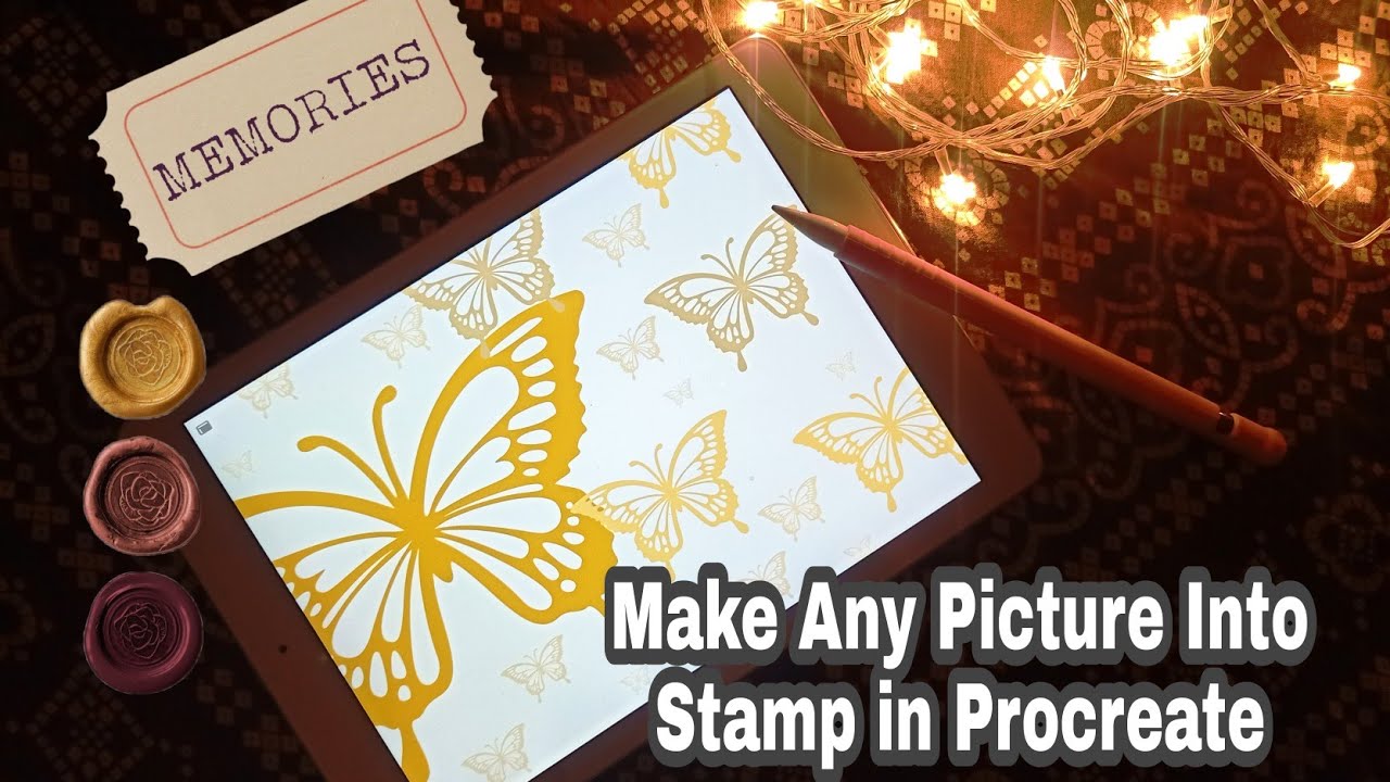 Make Any Picture Into Stamp in Procreate 🌸