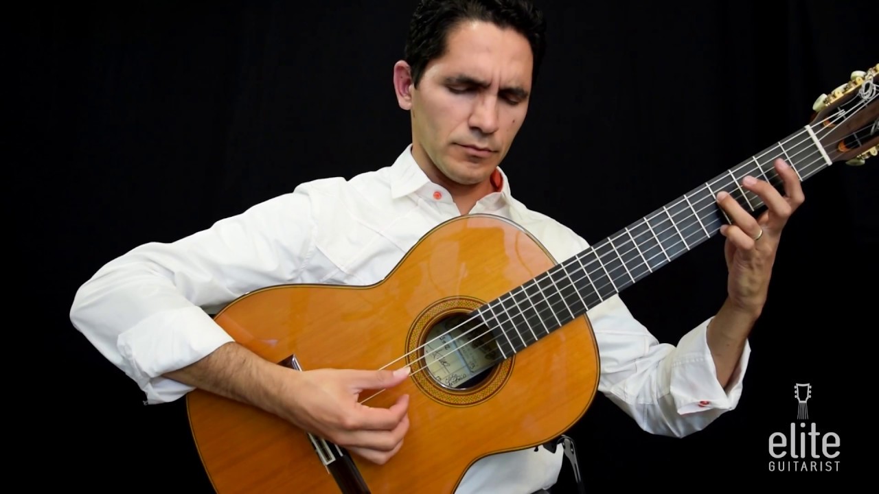 EliteGuitarist.com - Cancion de Cuna (Berceuse) by Leo Brower Performance