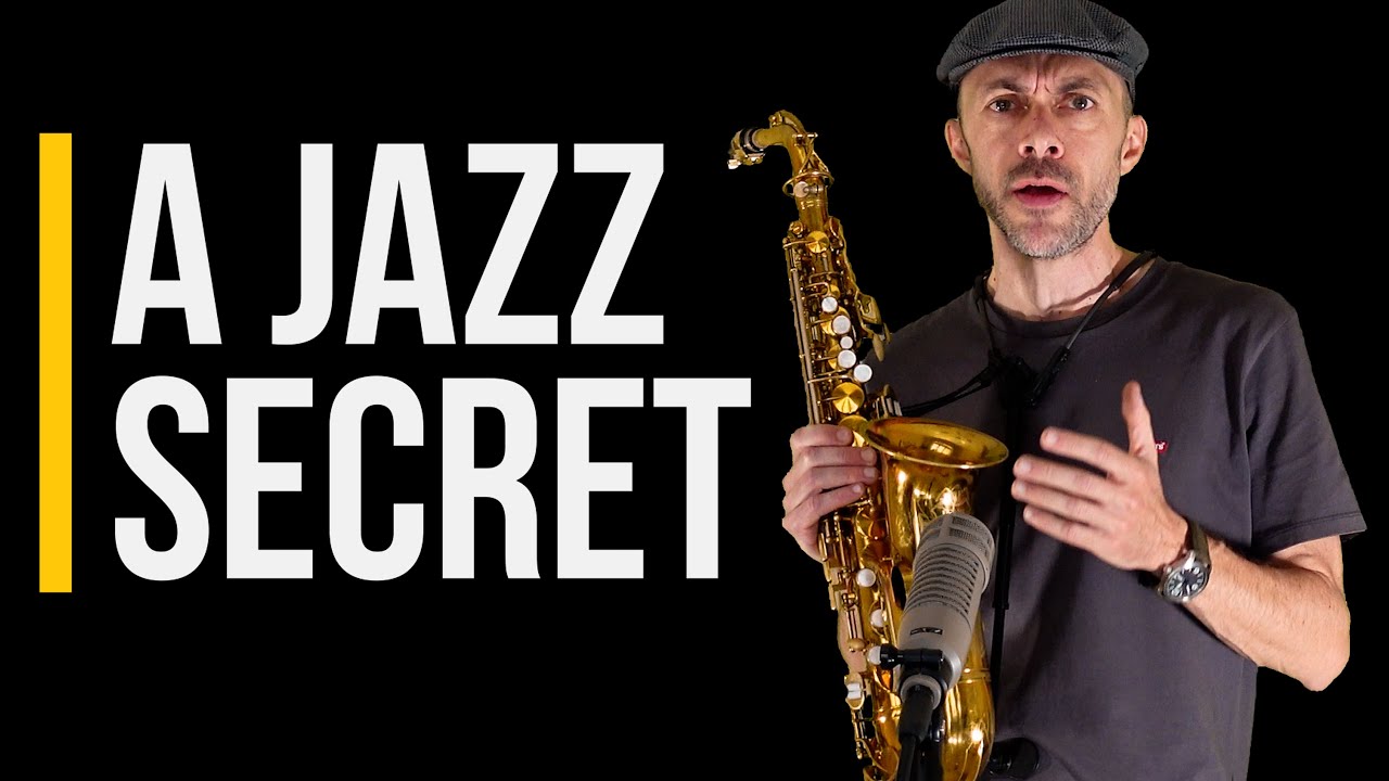 Un segreto del jazz di cui non si parla mai. Si può usare sempre in ogni frase brano - SaxVlog