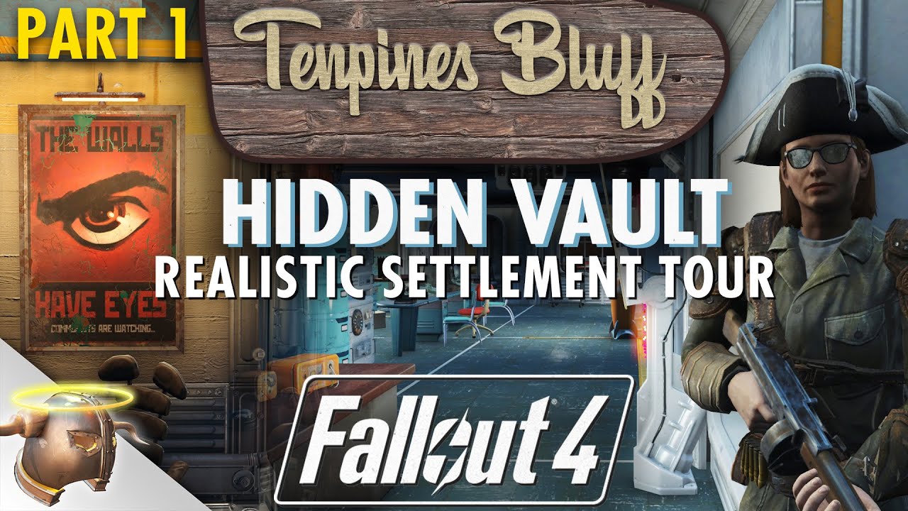 SECRET VAULT AT TENPINES BLUFF - Tour Part 1: Huge, realistic 