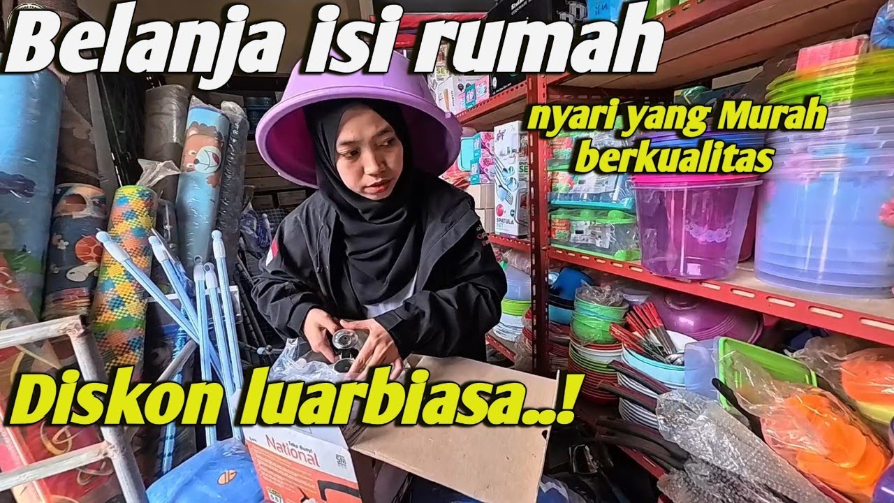 Belanja isi rumah kang soibin dan Mak karsih, apasajakah