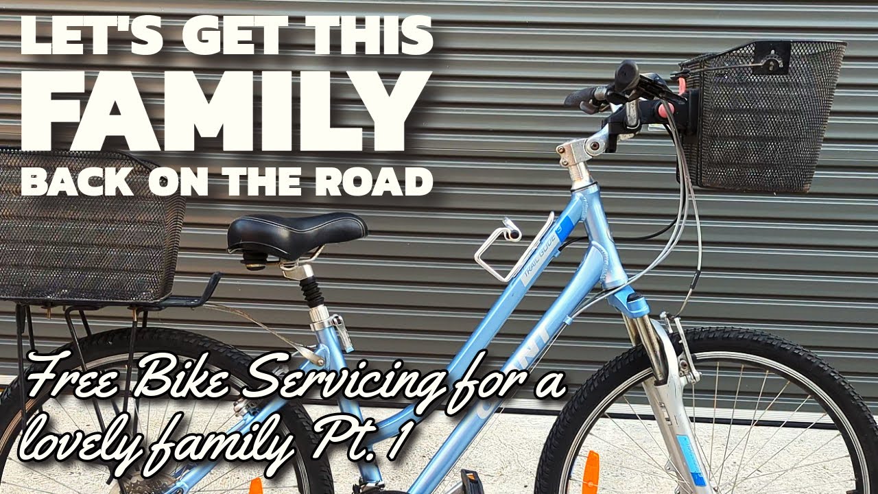 Free Bicycle Repair to help a Mum out! - Part 1 - Restoring Bikes to Help a Family Get Moving Again