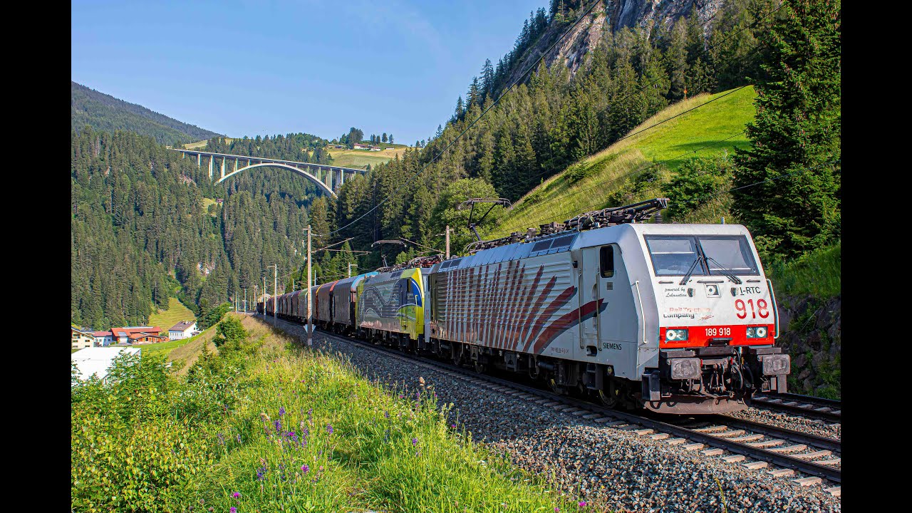 Bahnverkehr in St. Jodok 18-06-2023 Part 1 (TXL, &Ouml;BB, Lokomotion, Uvm.)
