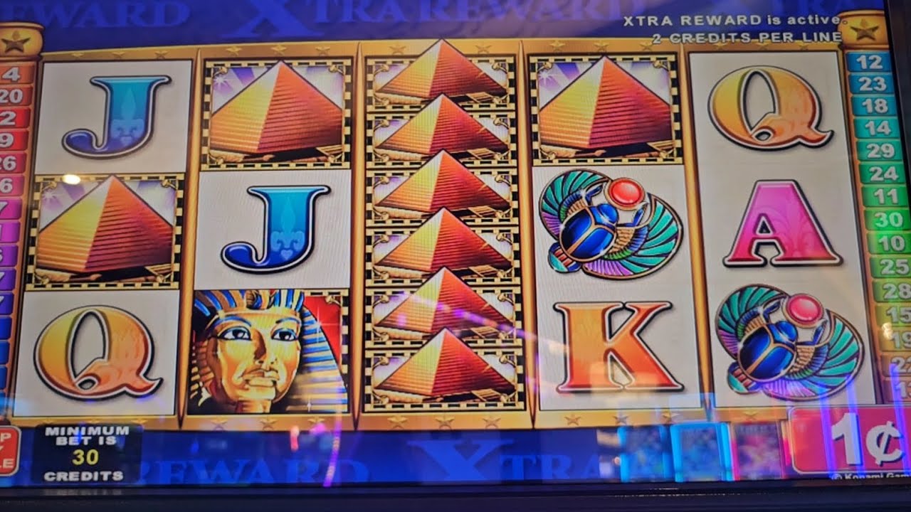 Glittering pyramids slot game #slot #casino #konami