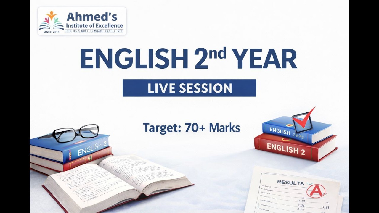 English 2nd Year Live Class