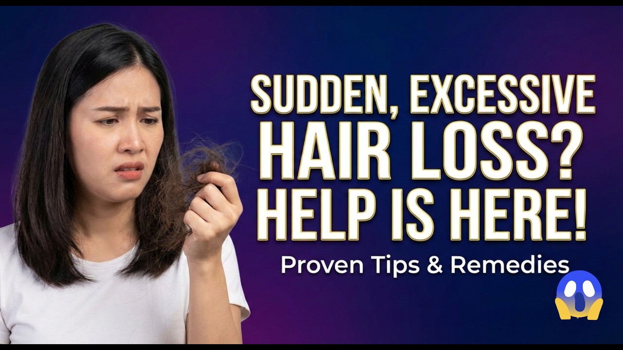 Sudden Hair Loss? | Stop It Now | with These Proven Tips |