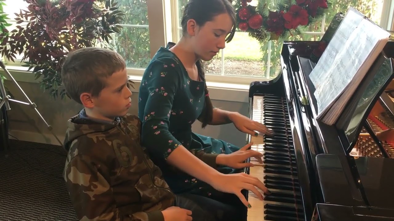 Ukrainian Bell Carol--ADVANCED piano duet