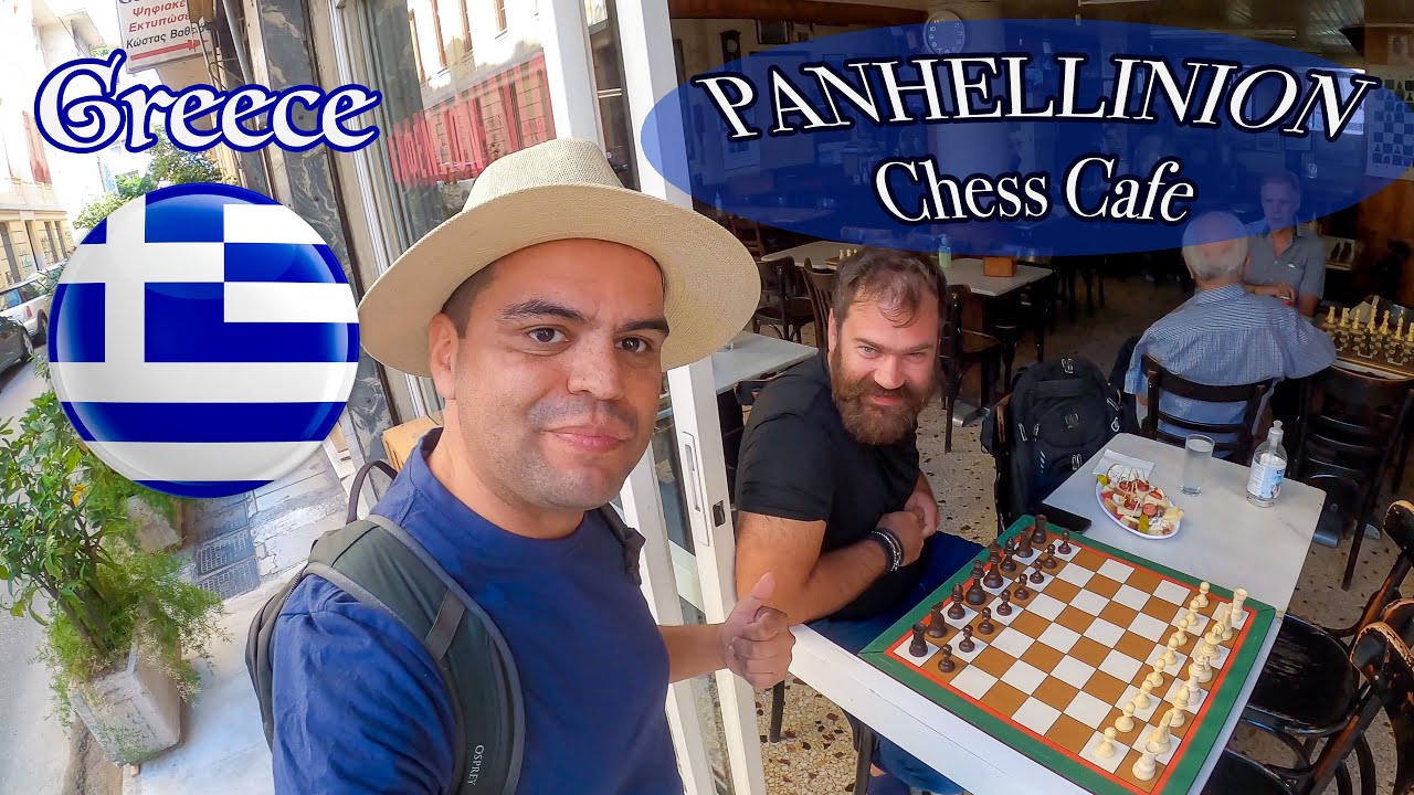 Greece - A Chess Cafe in the heart of Greece