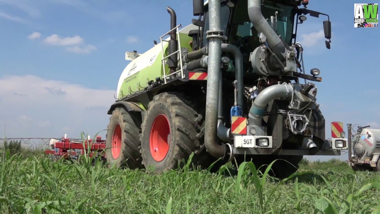 Claas Xerion 3800 Saddle Track -  Slurry Injection - Minimal tillage