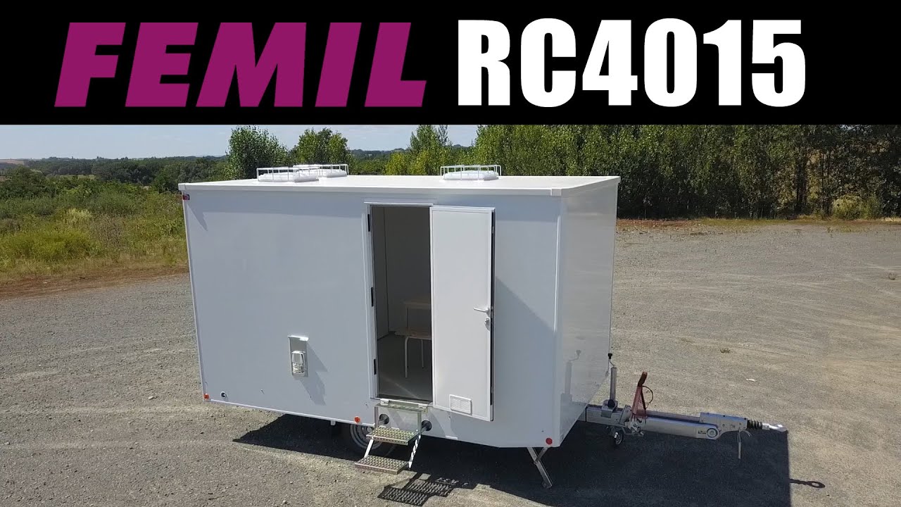 FEMIL RC4015 Unit&eacute; mobile de chantier en Composite