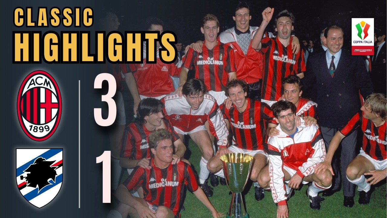 Milan vs. Sampdoria | Finale della Supercoppa Italiana 1989