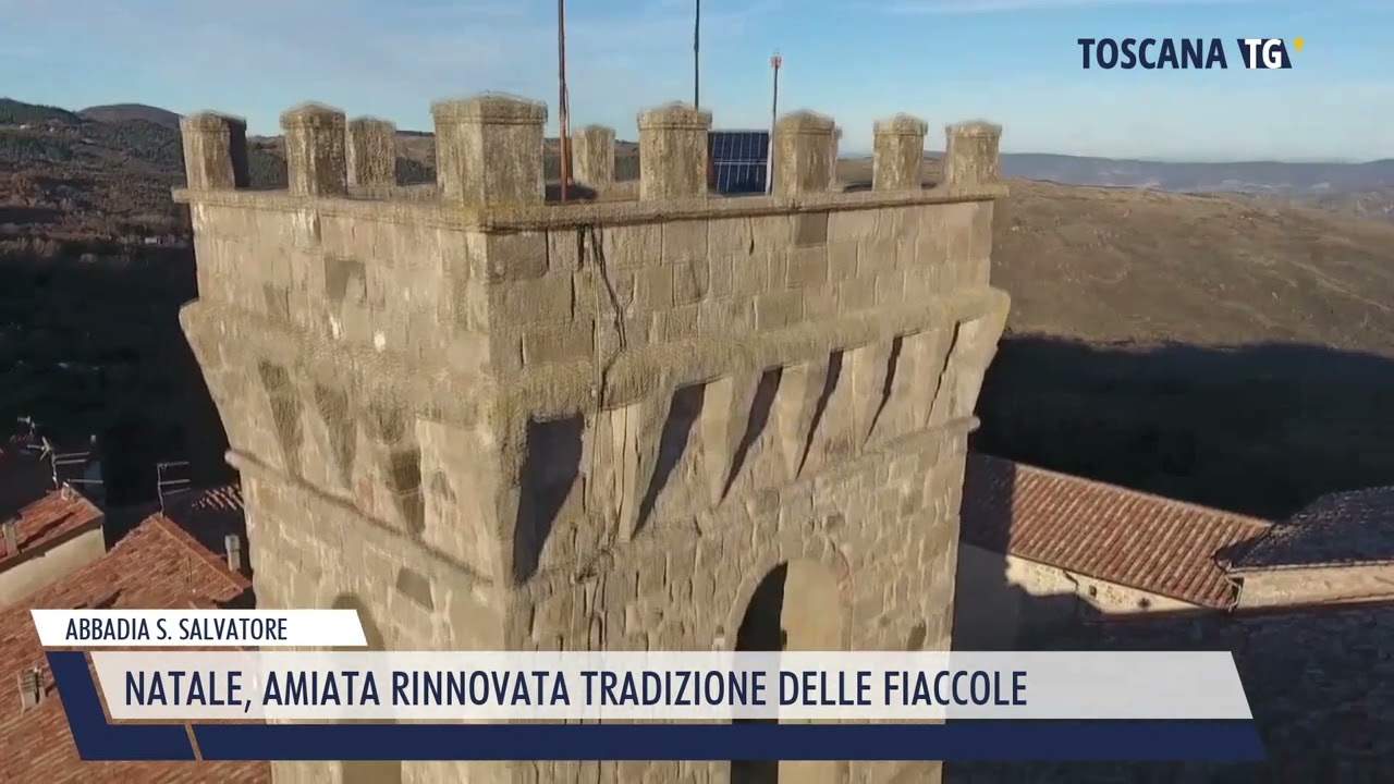 2022-12-23 ABBADIA S. SALVATORE - NATALE, AMIATA RINNOVATA TRADIZIONE DELLE FIACCOLE