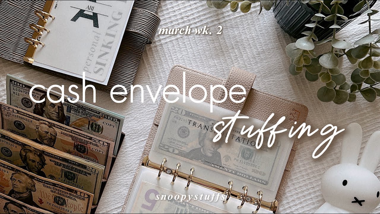 cash stuffing ft. quarter life crisis lol | $773 | mar wk 2