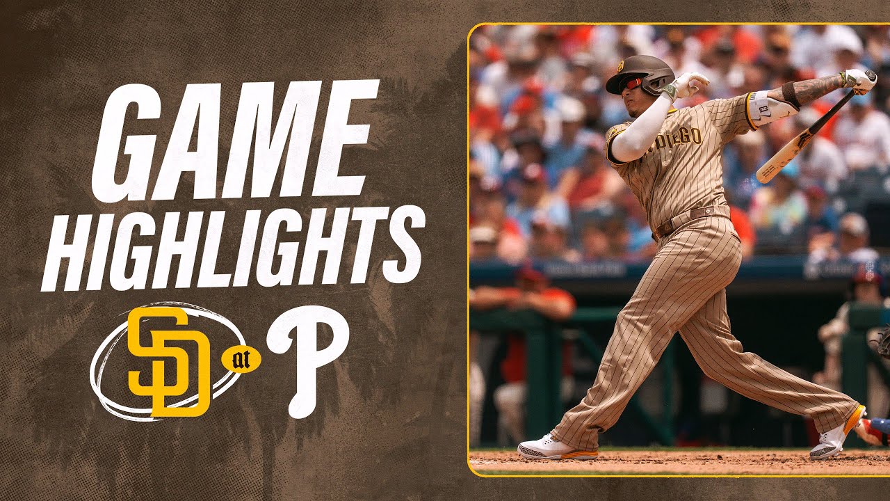 Padres vs. Phillies Game 1 Highlights (7/2/25) | MLB Highlights