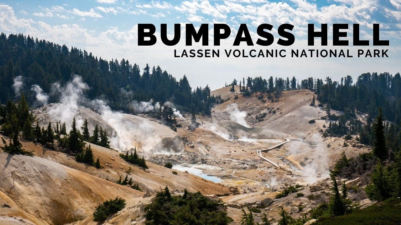 Exploring Bumpass Hell Hydrothermal Area in Lassen Volcanic National Park