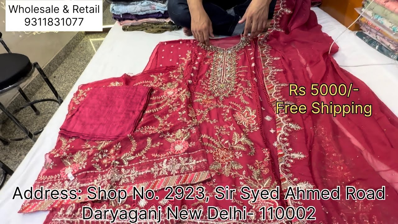 💯Original MARIA.B Wedding Collection Semi-Stitched Suits Biggest Supplier of Delhi #hayatcollection 