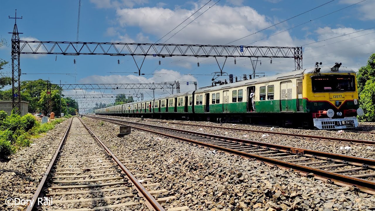 Old green EMU Local Train #shorts
