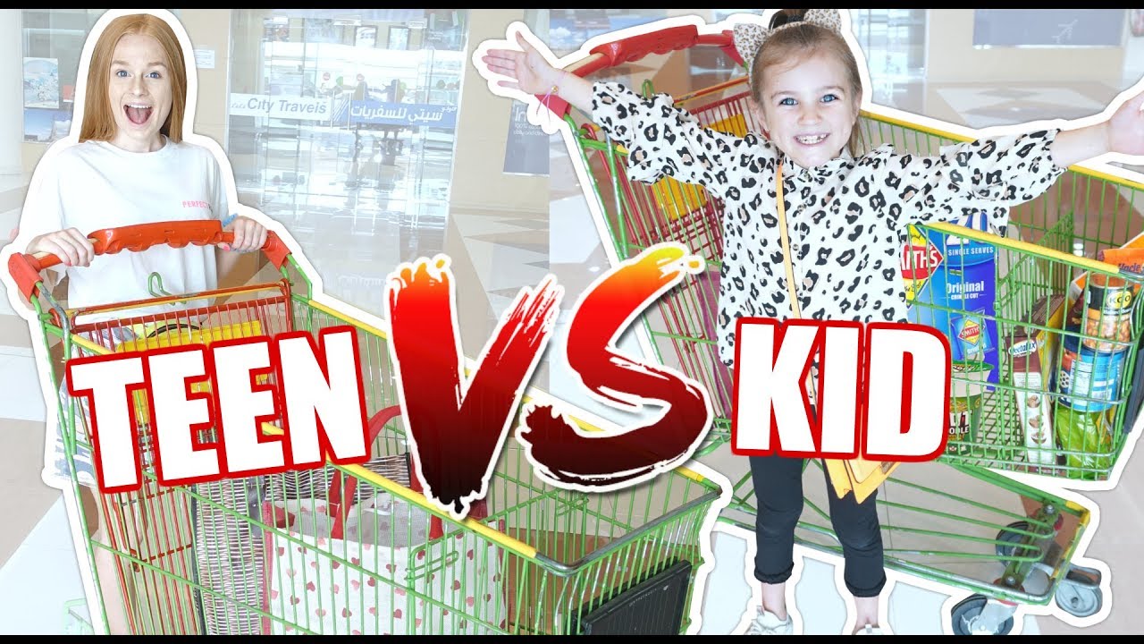 Kids GROCERY SHOPPING Challenge: PREGNANCY CRAVINGS!!! | Family Fizz