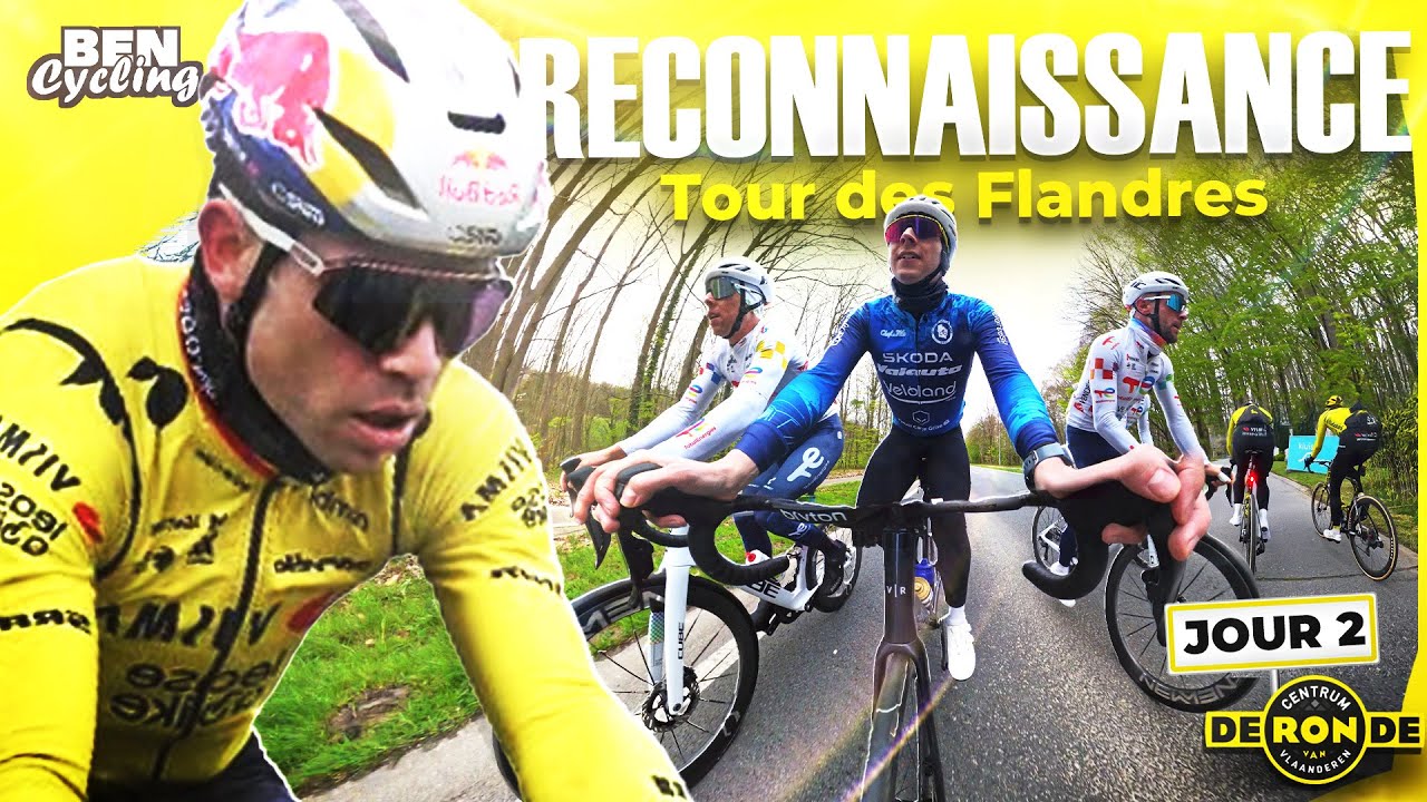 J&rsquo;ai roul&eacute; avec TotalEnergies et Wout van Aert Tour des Flandres 2026 | Reco Ronde van Vlaanderen