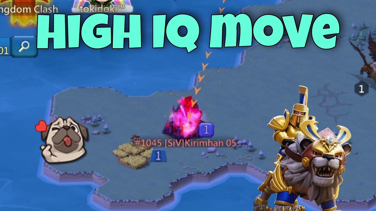 Lords Mobile - Best 200 IQ move on KVK. Smashing online targets with strongest account