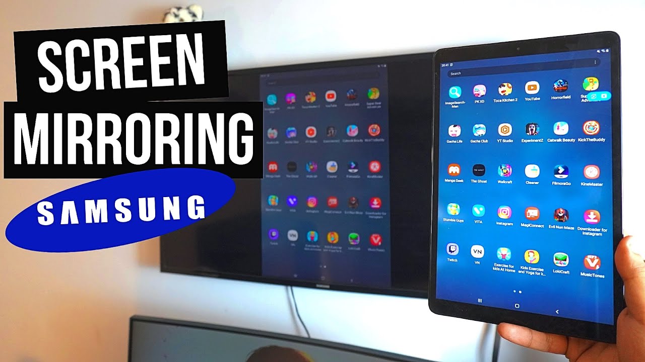 Как транслировать экран планшета Samsung на телевизор Samsung (беспроводное подключение, 100% бес...