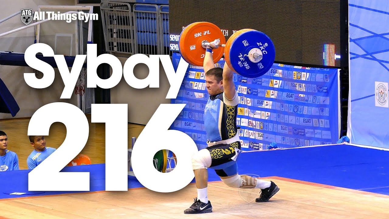 Rustem Sybay (94kg) 216kg Clean & Jerk 2015 Asian Weightlifting Championships